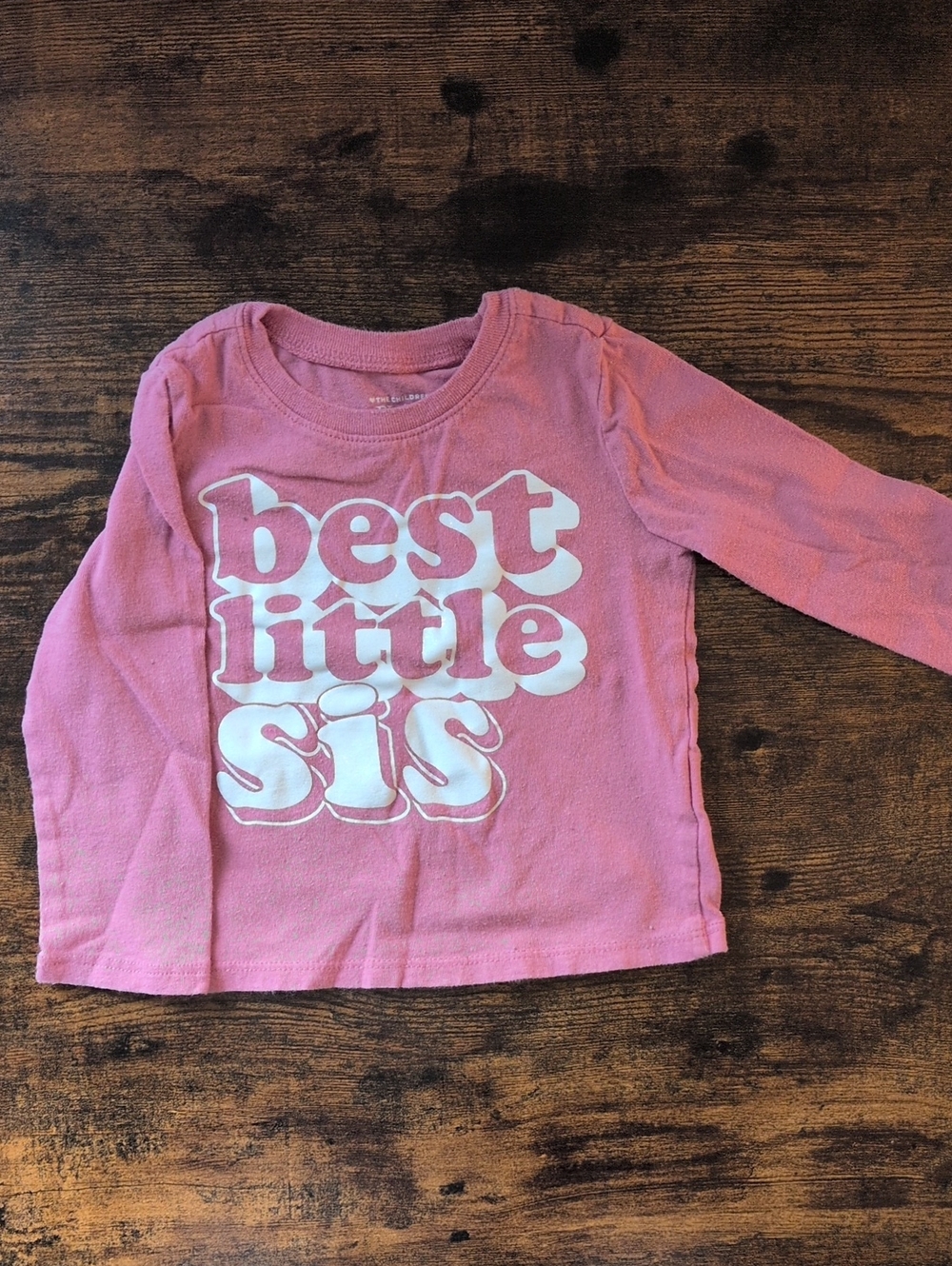 5/$25 The Children's Place Pink Long-Sleeve Tee 12-18M